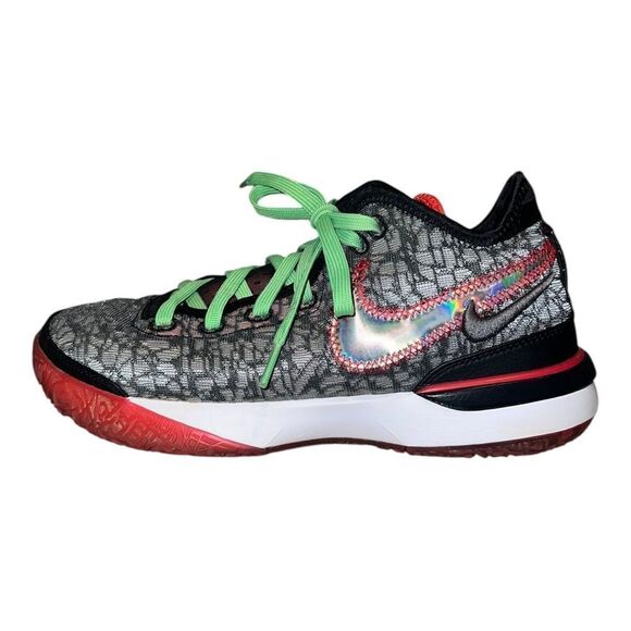 Nike Zoom LeBron NXXT Gen FaZe Clan Bred Black DR8784-001 Mens 7 EUC - Picture 5 of 10